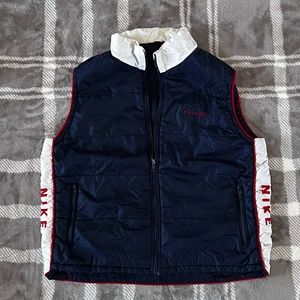 Vintage Nike Vest Navy, Red, White - size medium